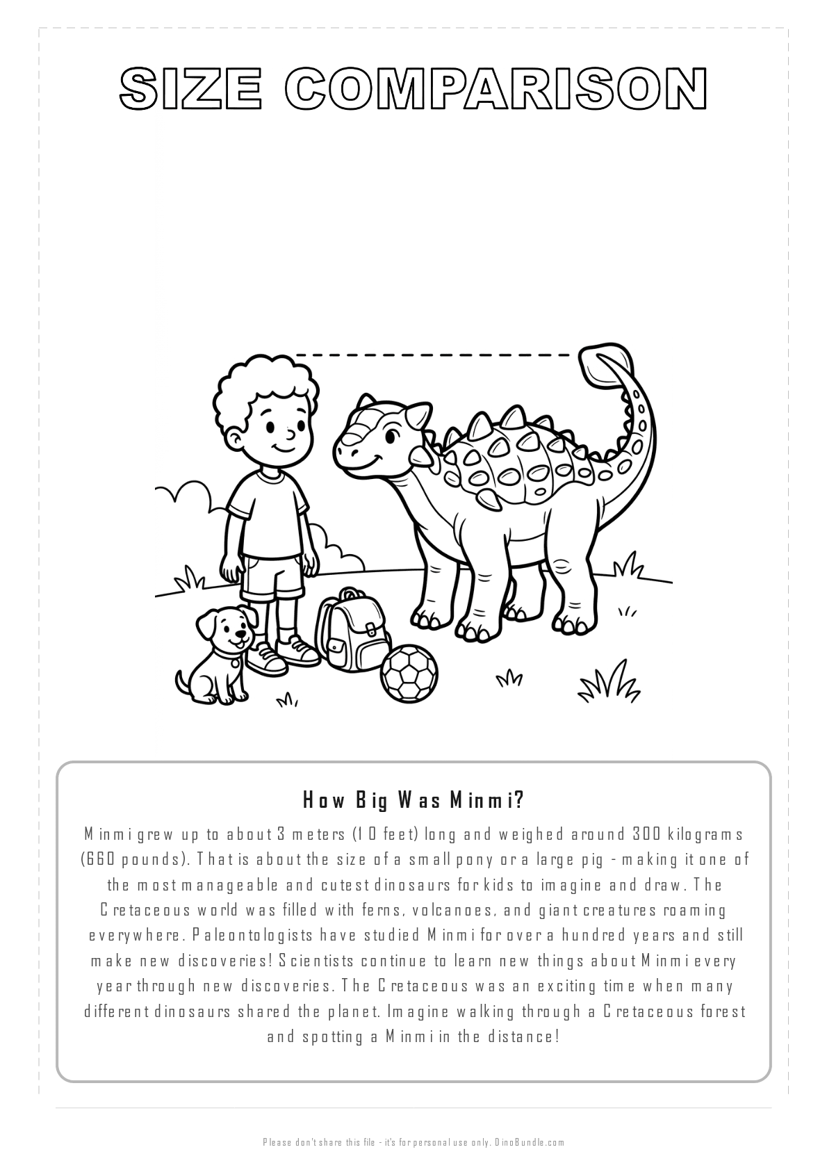 Minmi printable page 8