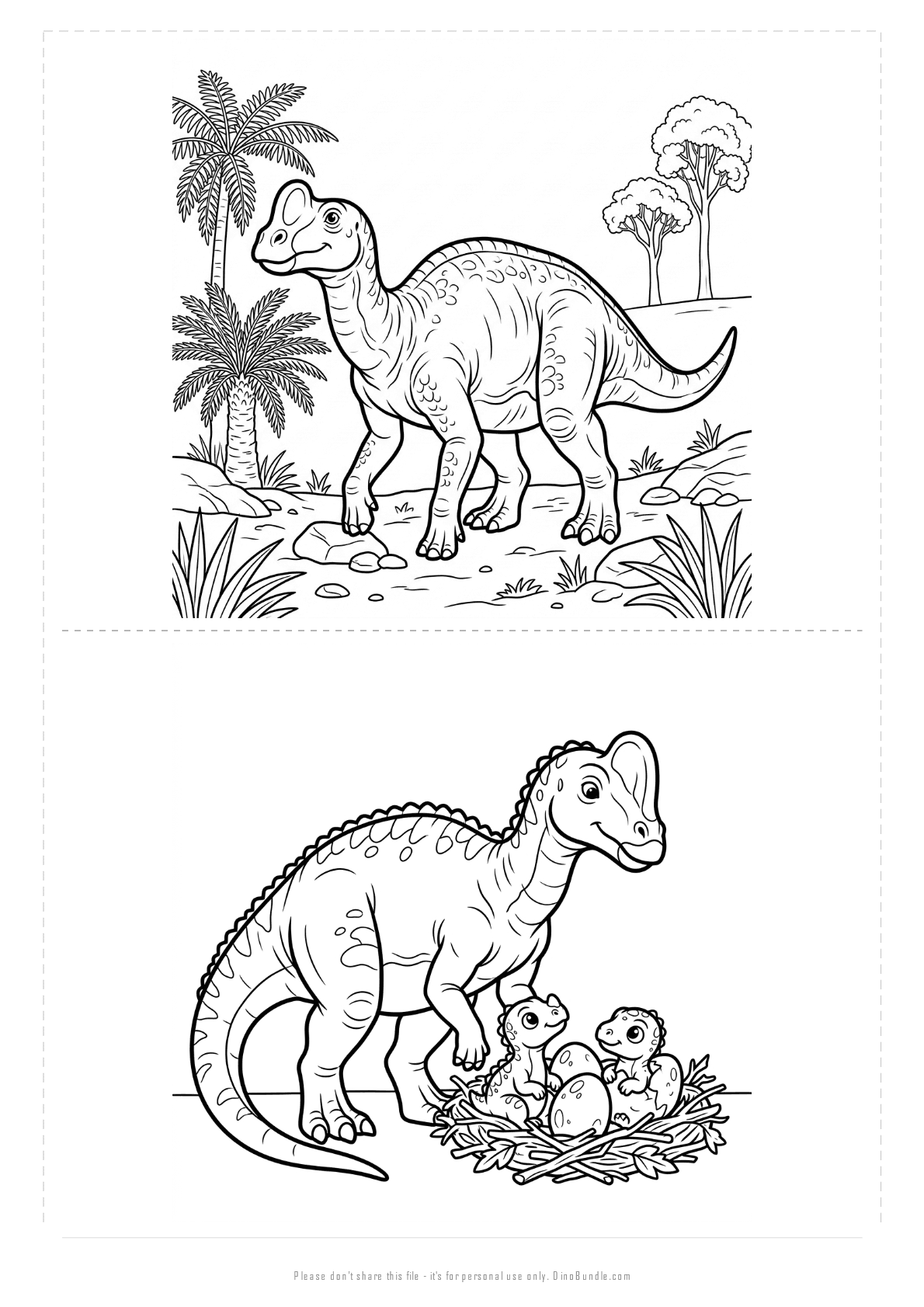 Muttaburrasaurus printable page 5