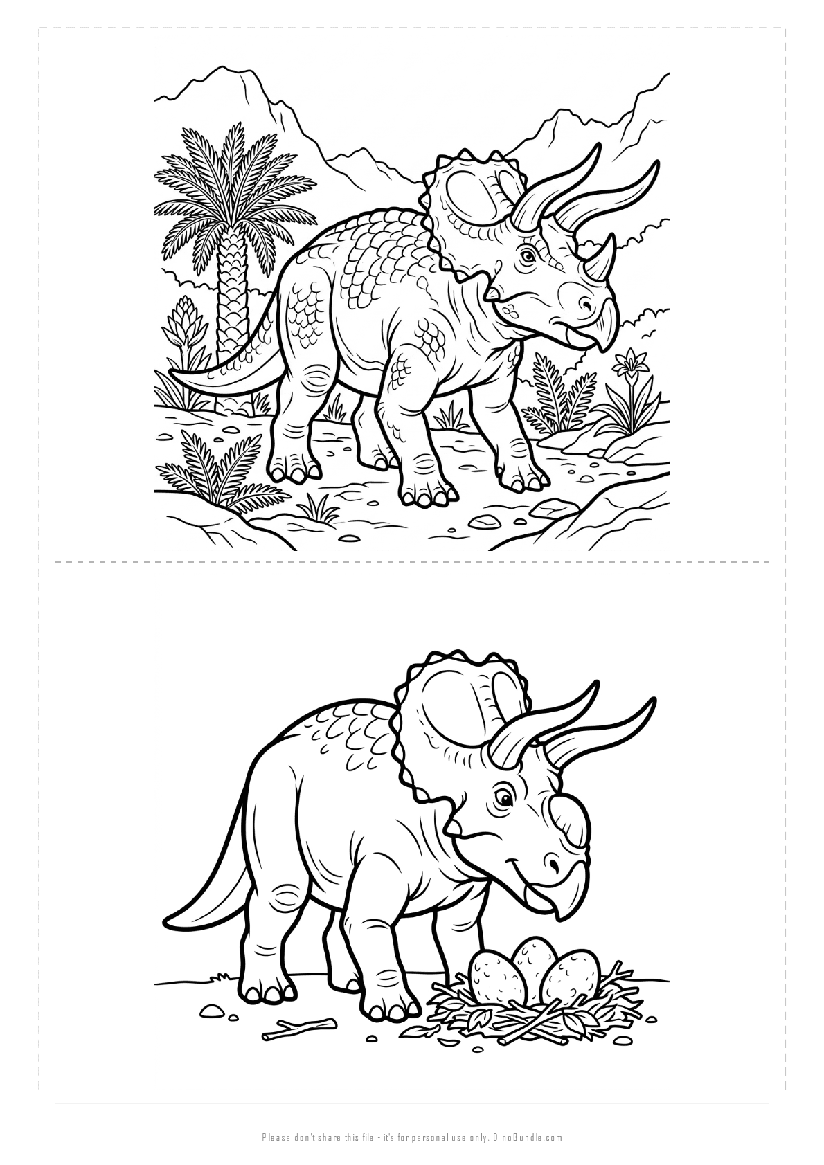 Nasutoceratops printable page 5