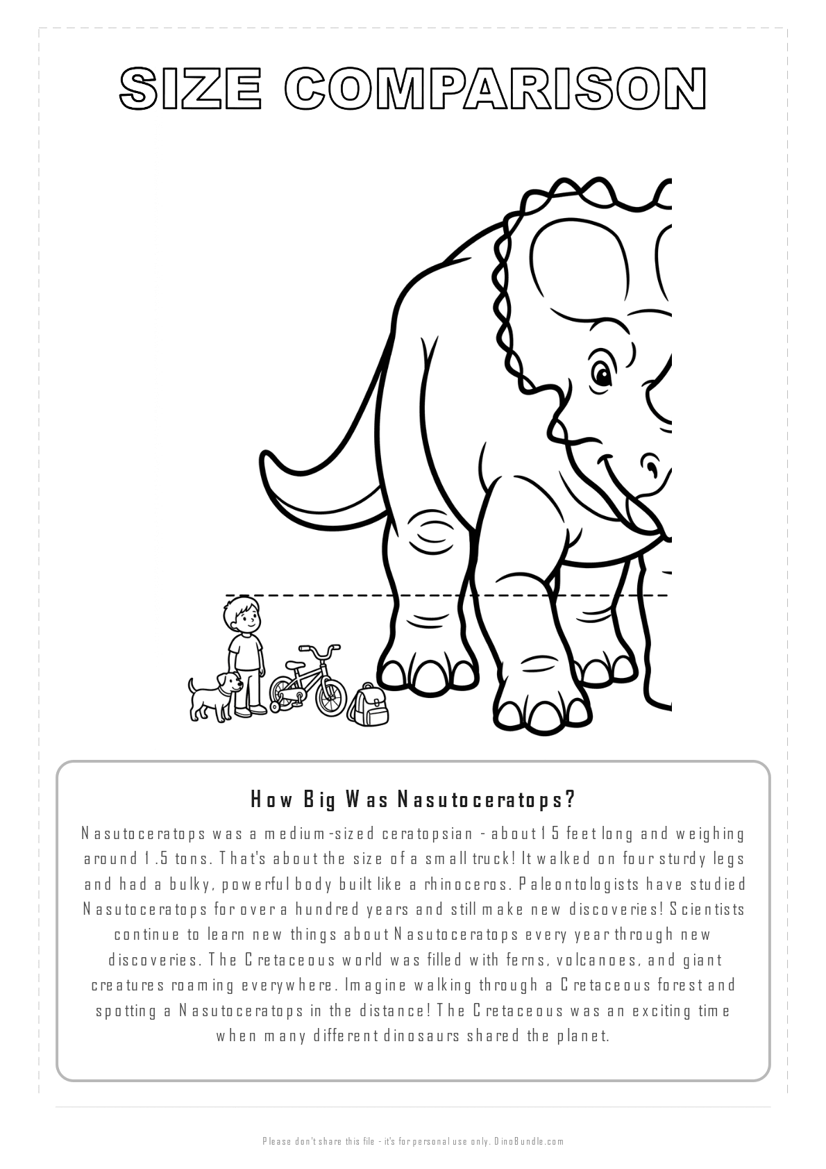 Nasutoceratops printable page 8