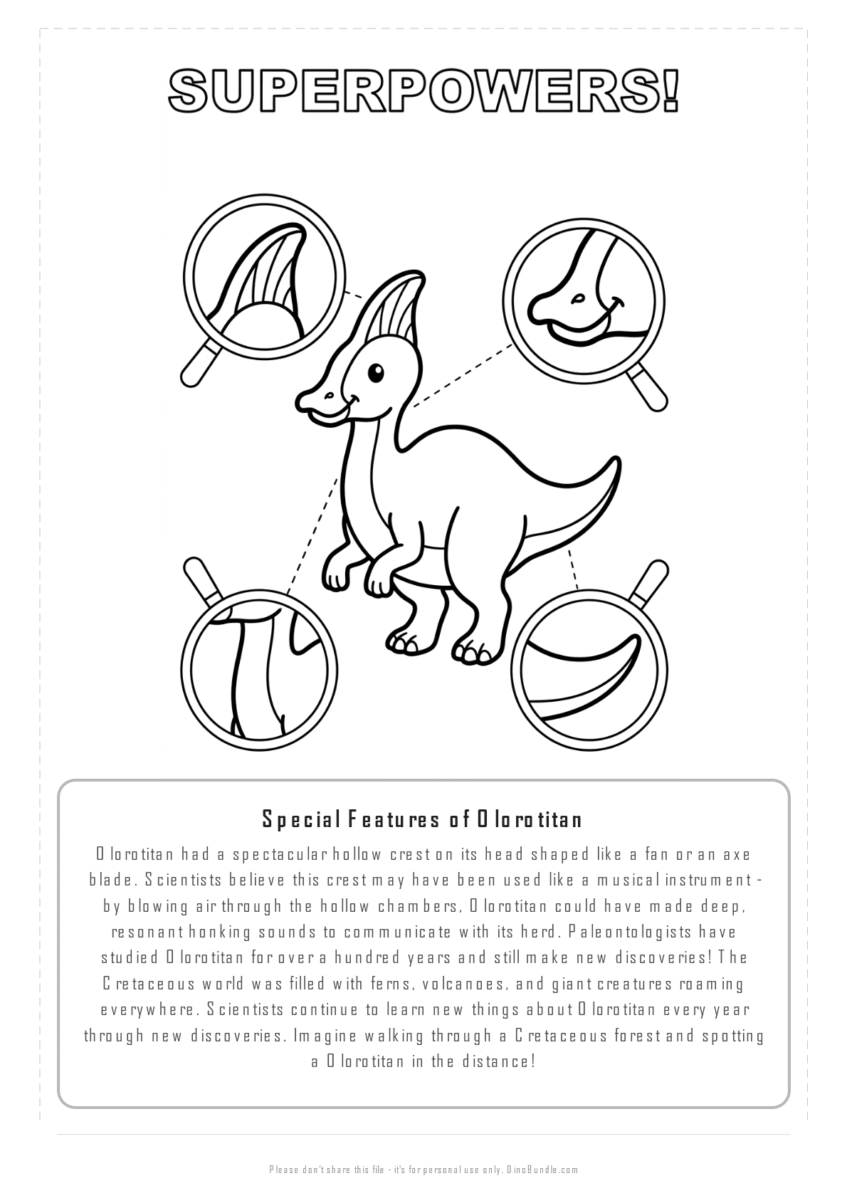 Olorotitan printable page 7