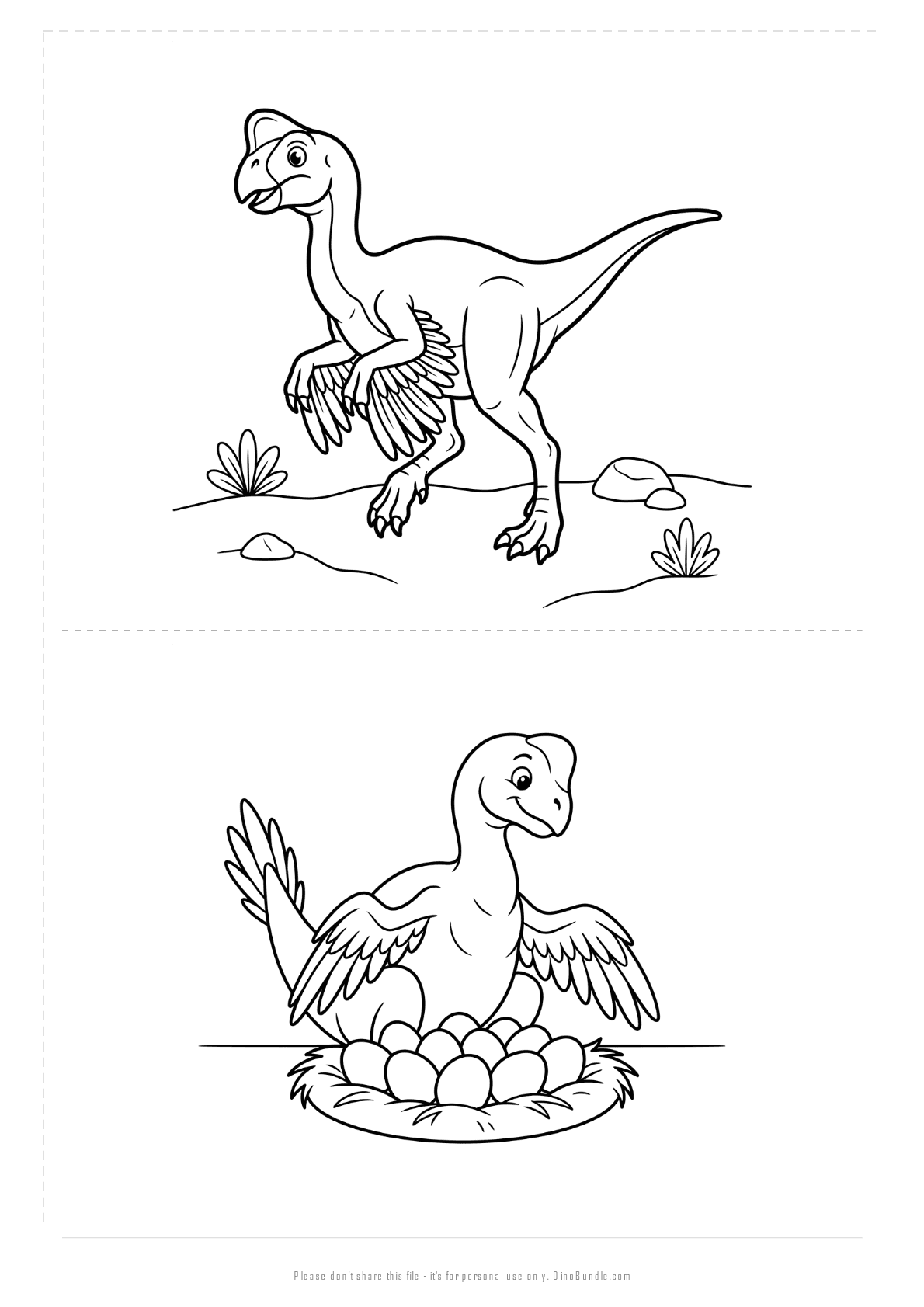 Oviraptor printable page 5