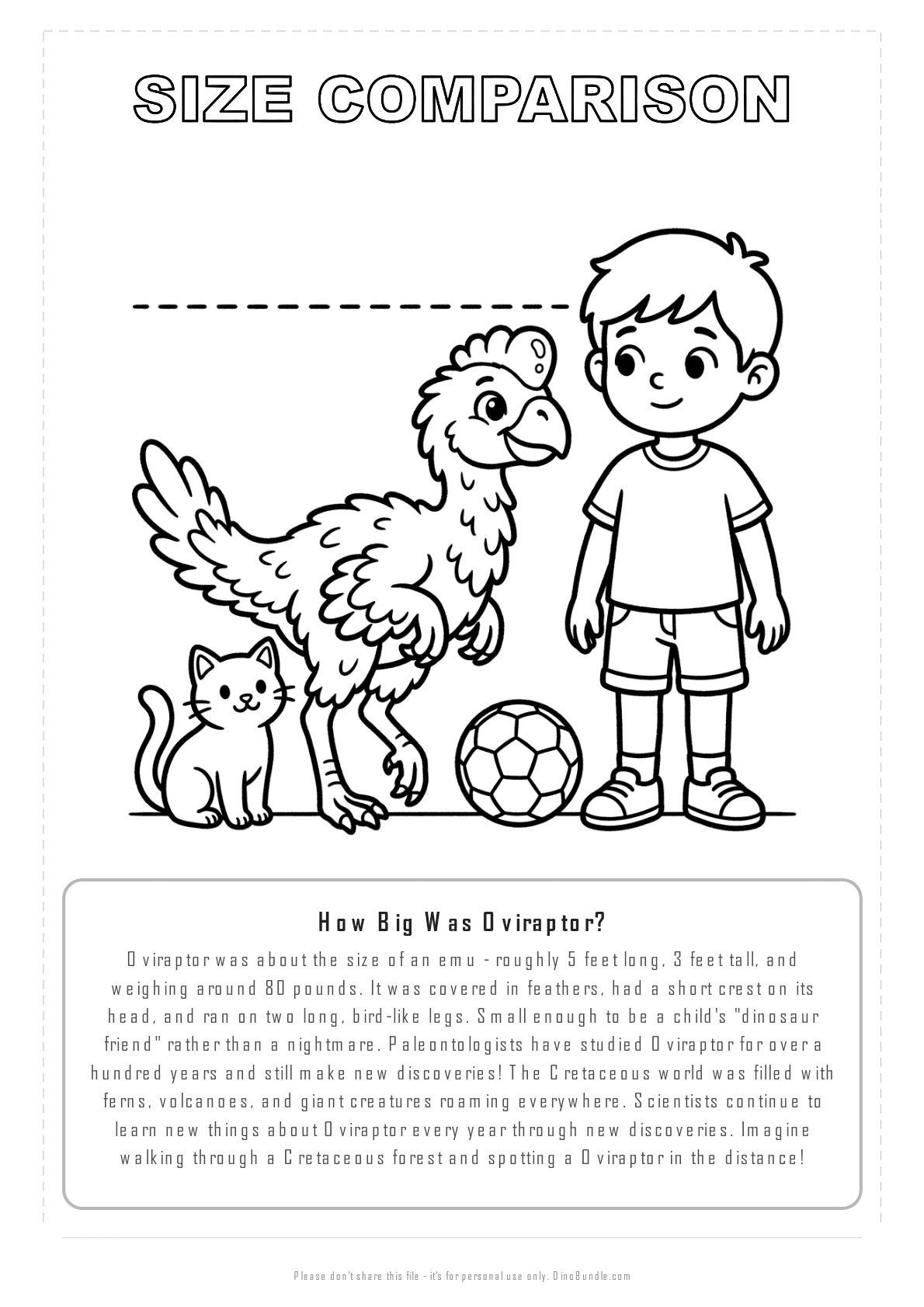Oviraptor printable page 8