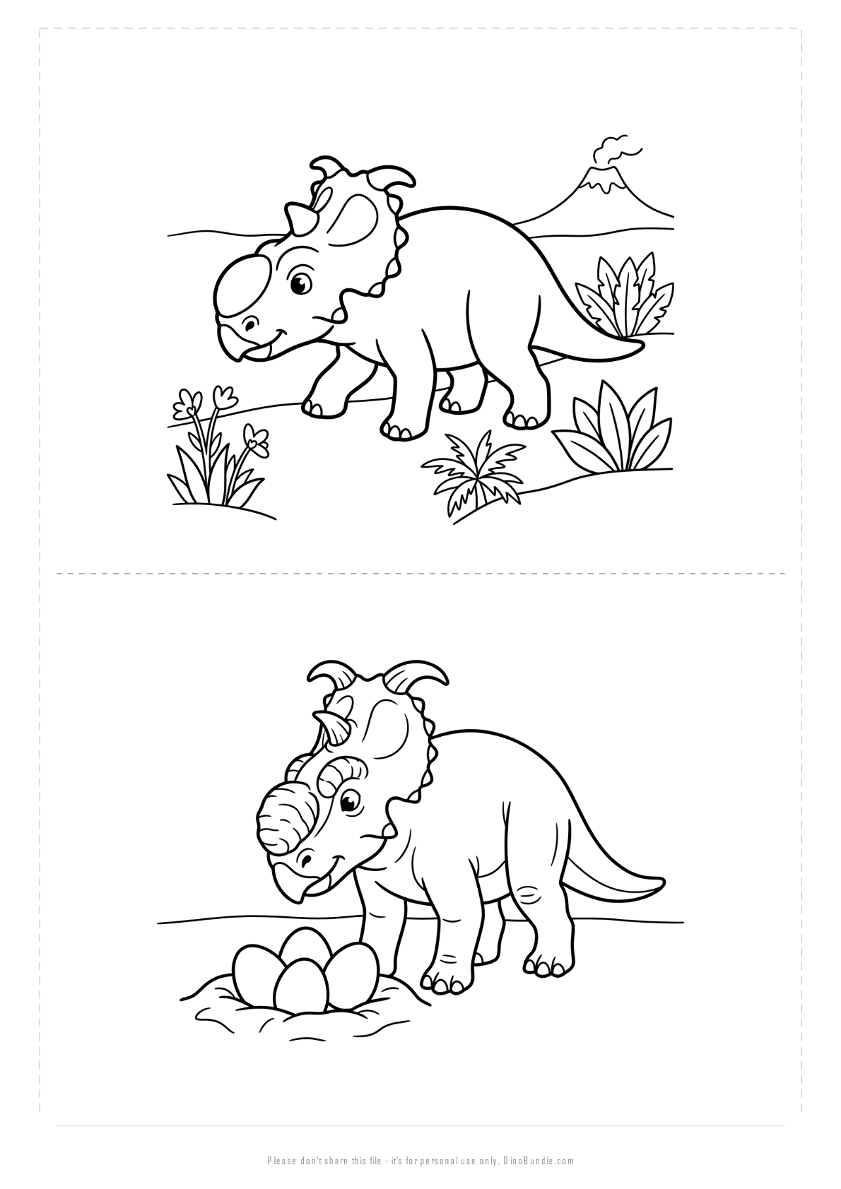 Pachyrhinosaurus printable page 5