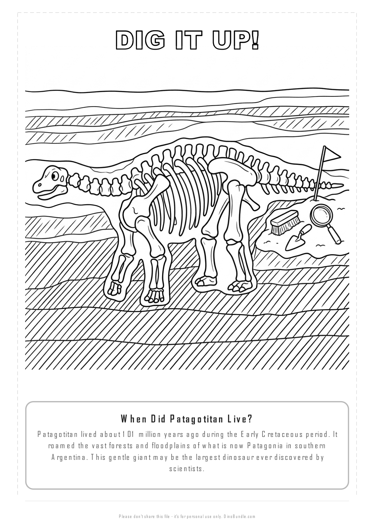 Patagotitan printable page 6