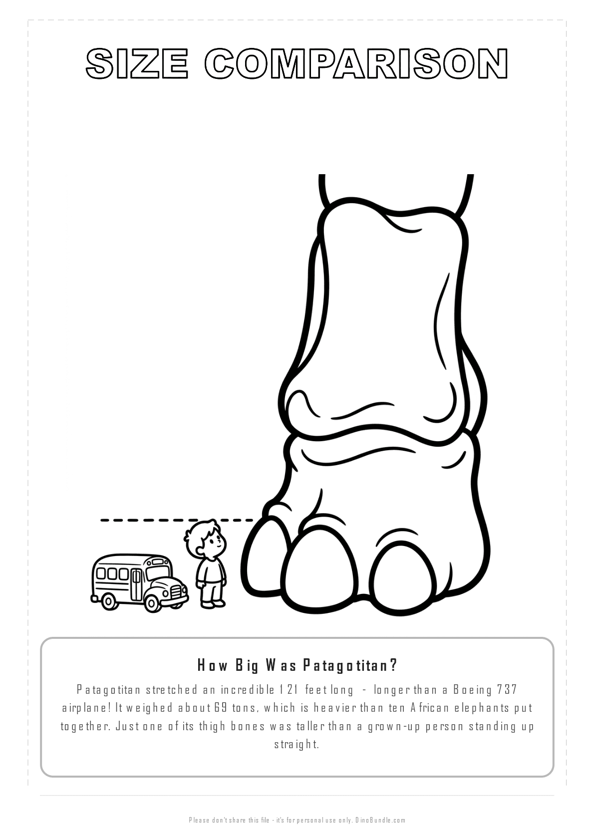 Patagotitan printable page 8