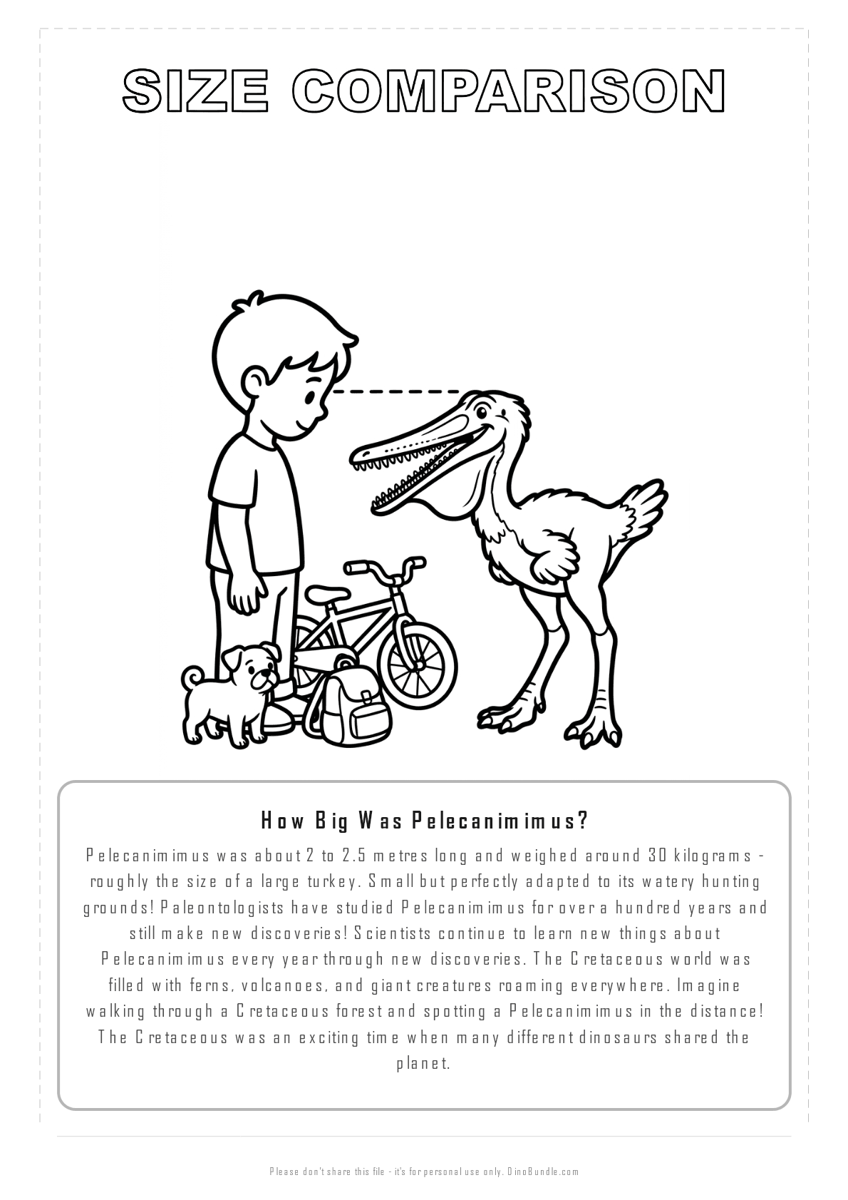 Pelecanimimus printable page 8