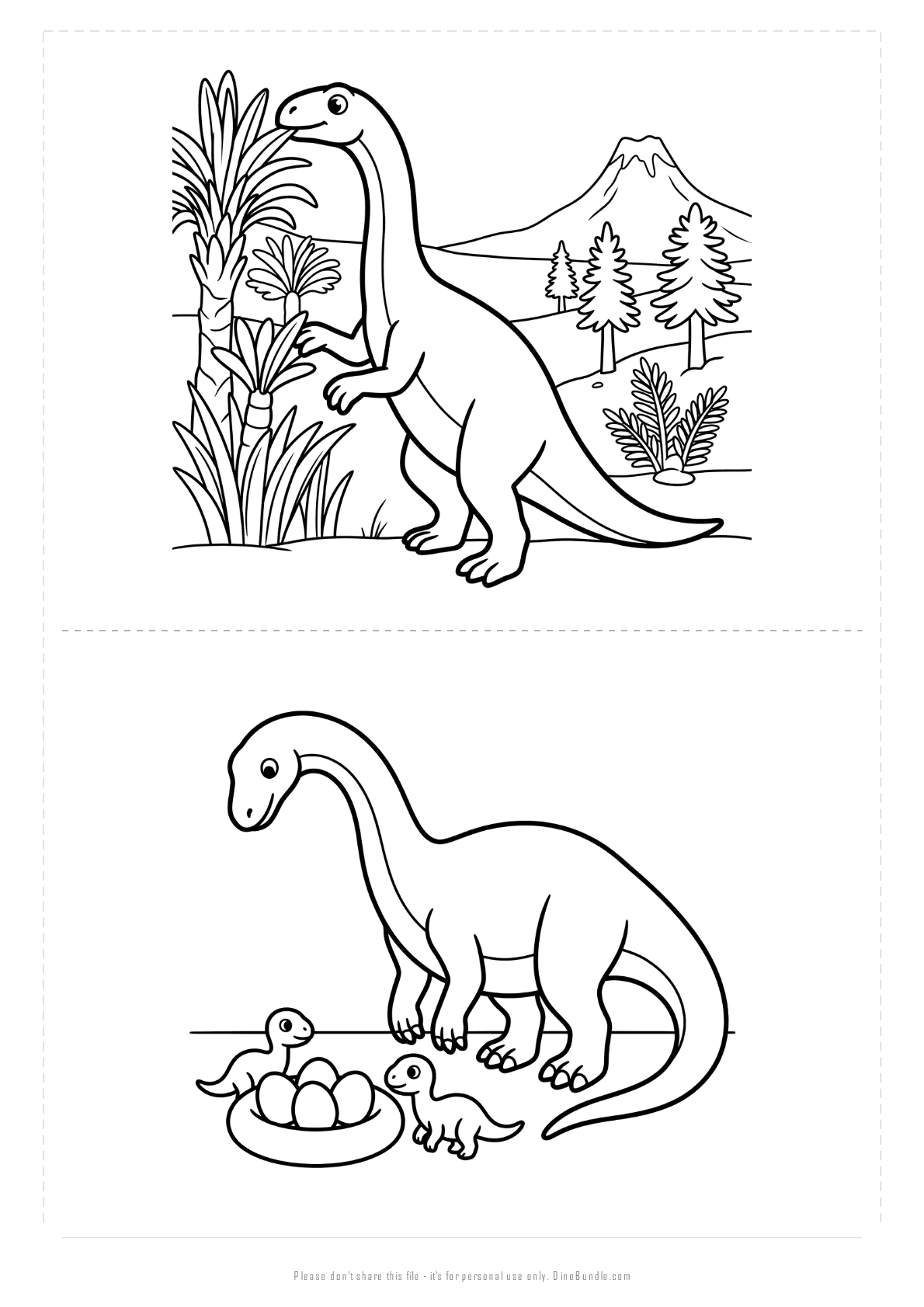 Plateosaurus printable page 5