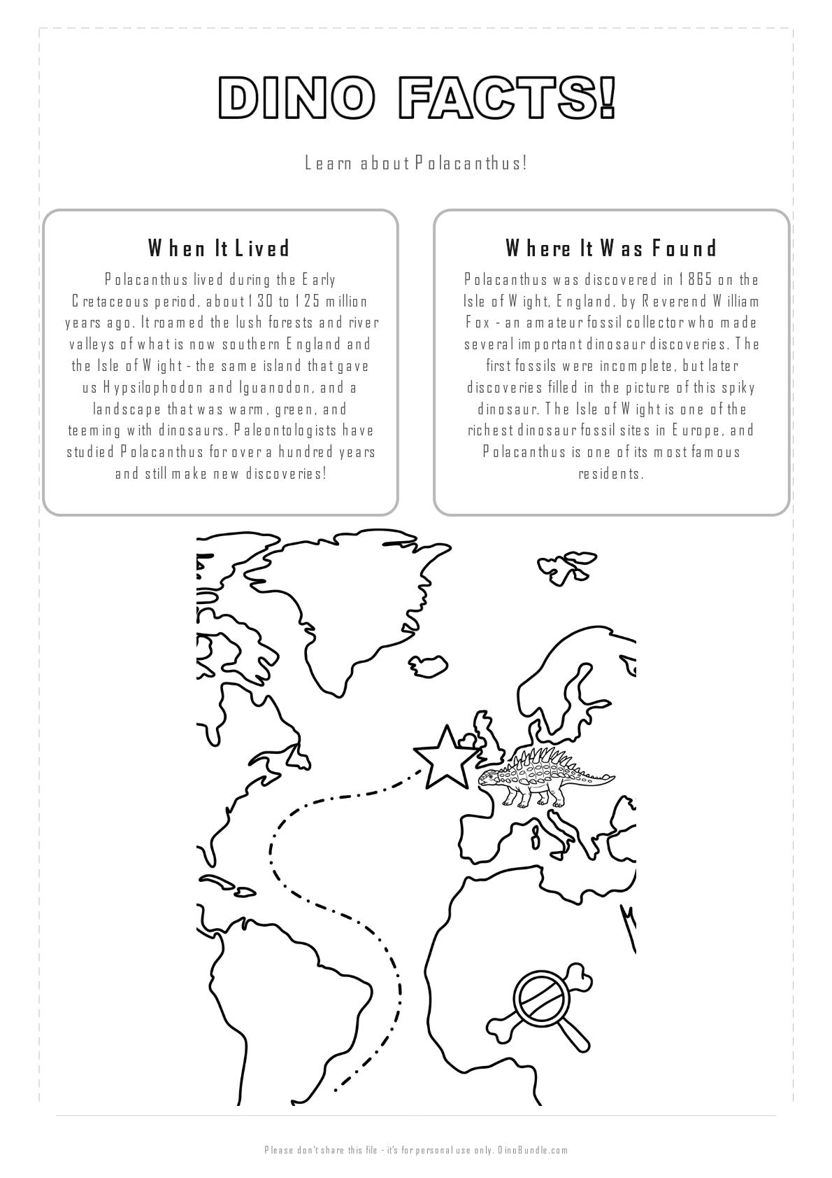 Polacanthus printable page 2