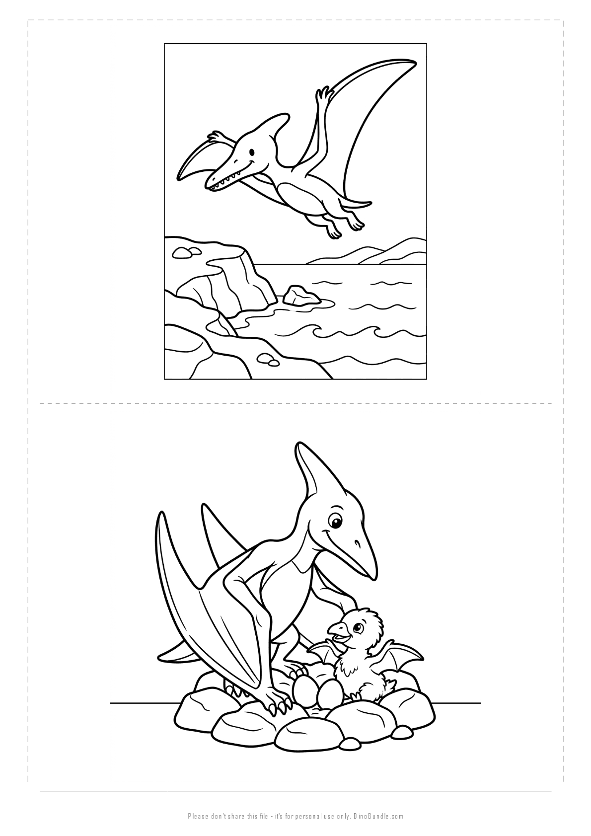 Pterodactyl printable page 5