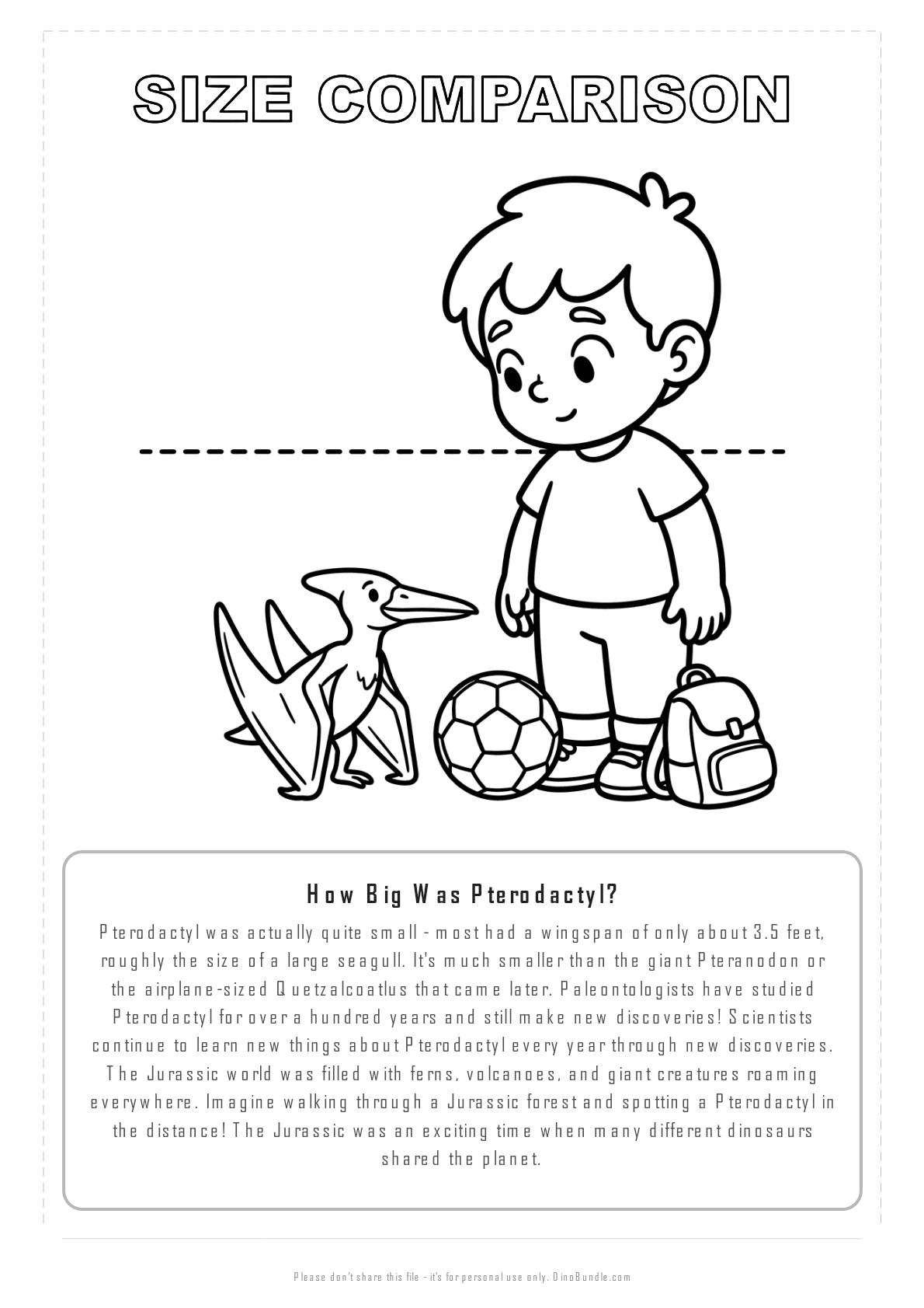 Pterodactyl printable page 8