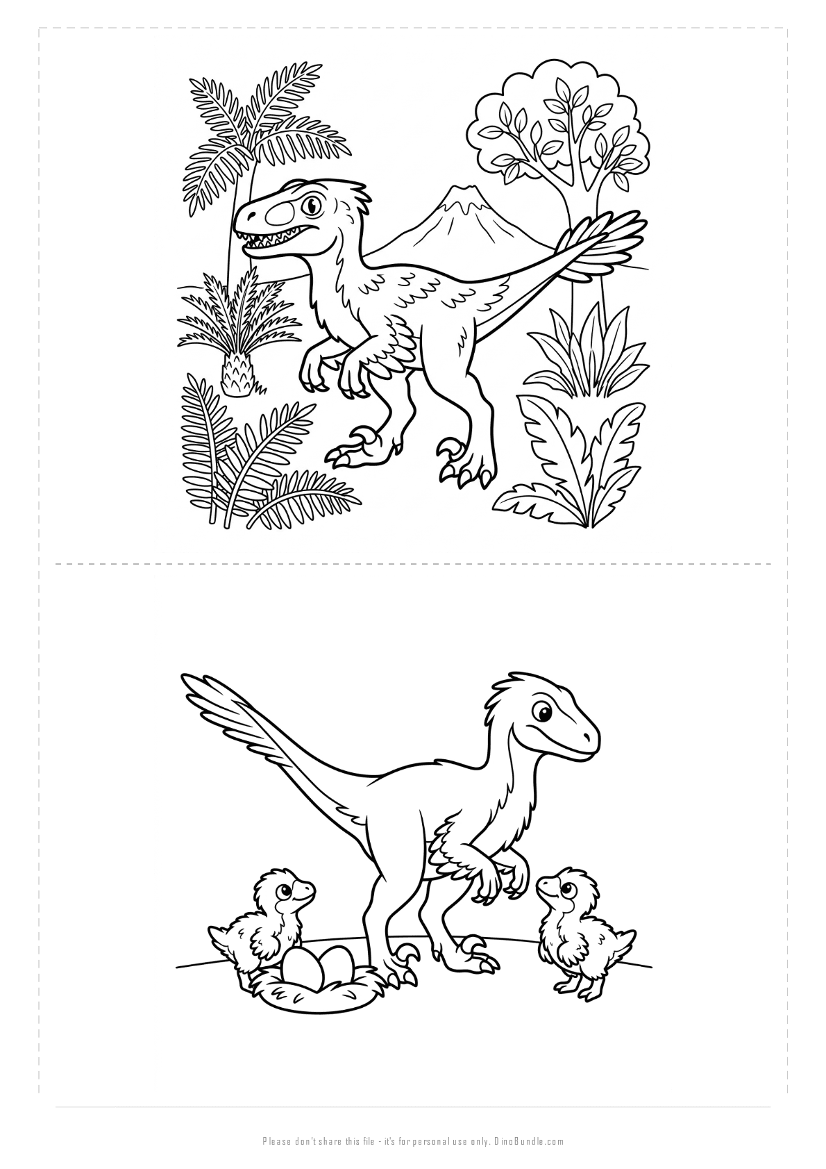 Pyroraptor printable page 5
