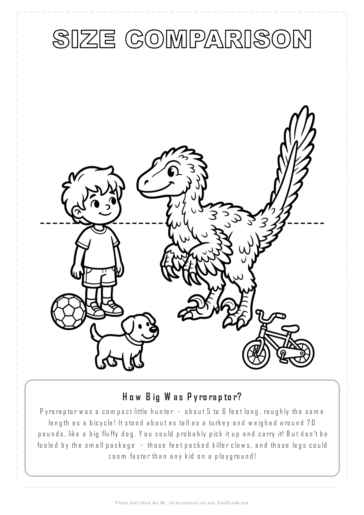 Pyroraptor printable page 8