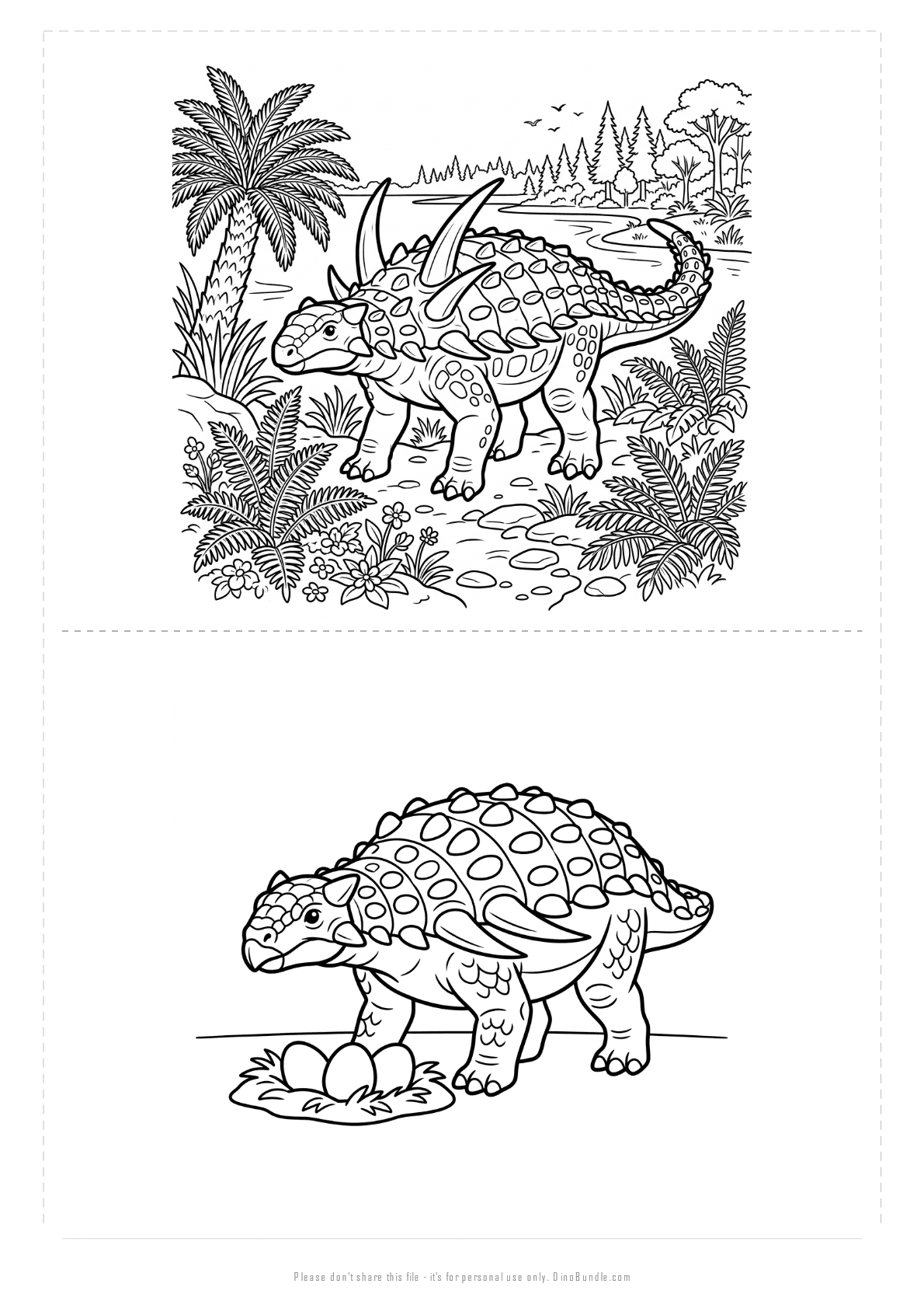 Sauropelta printable page 5