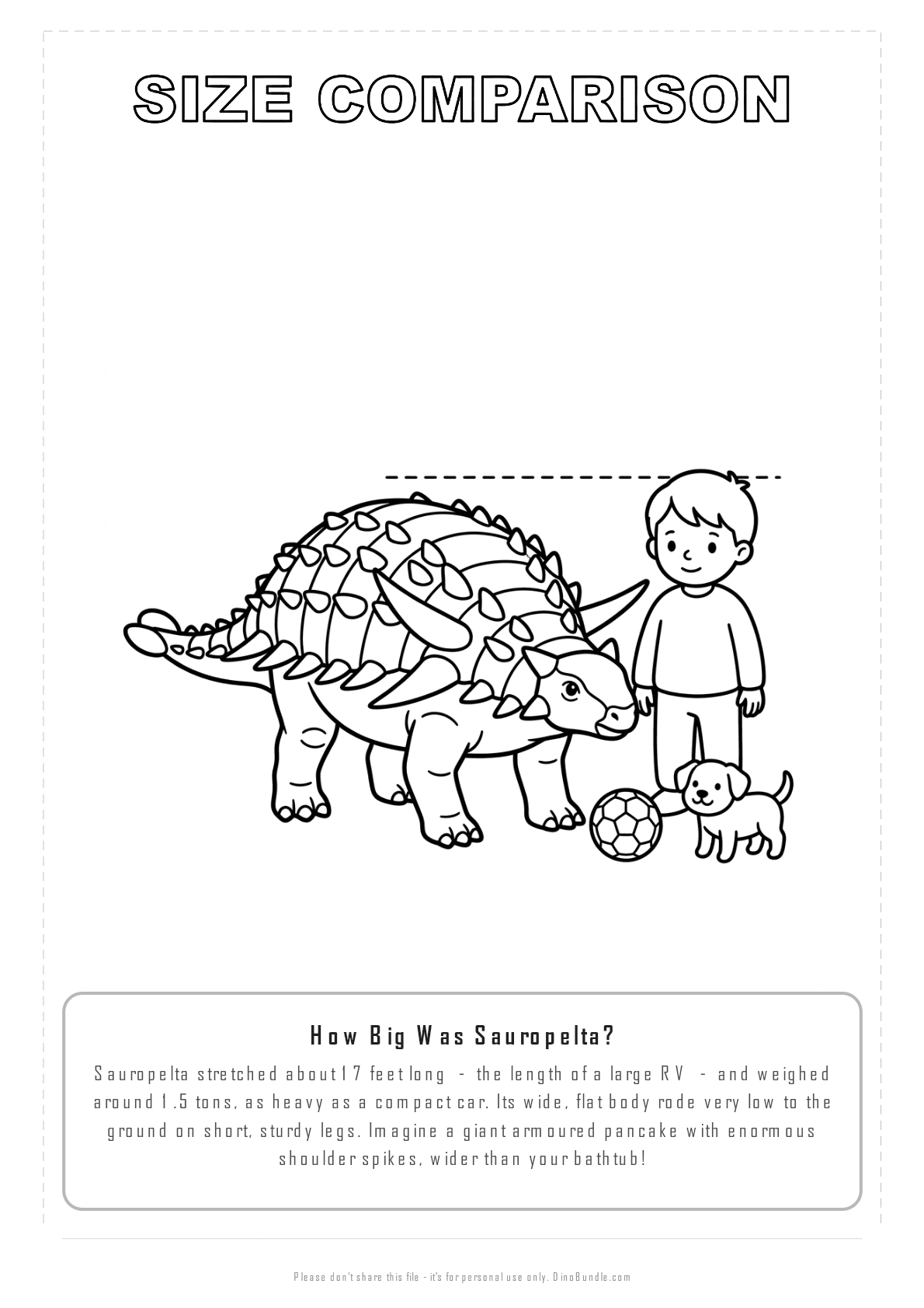 Sauropelta printable page 8