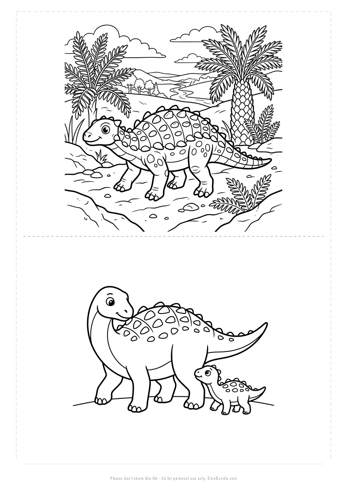 Scelidosaurus printable page 5