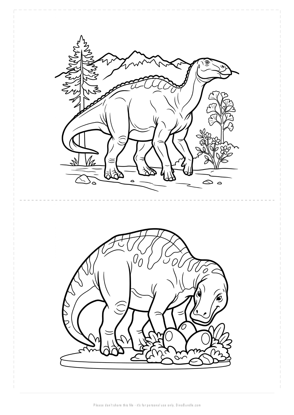 Shantungosaurus printable page 5