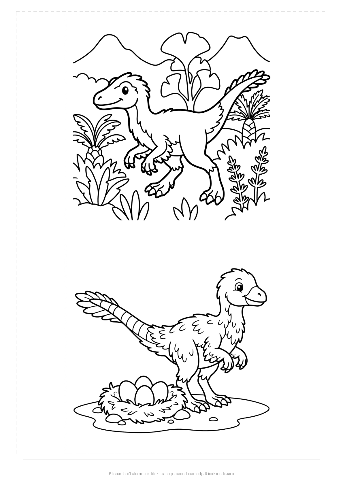 Sinosauropteryx printable page 5