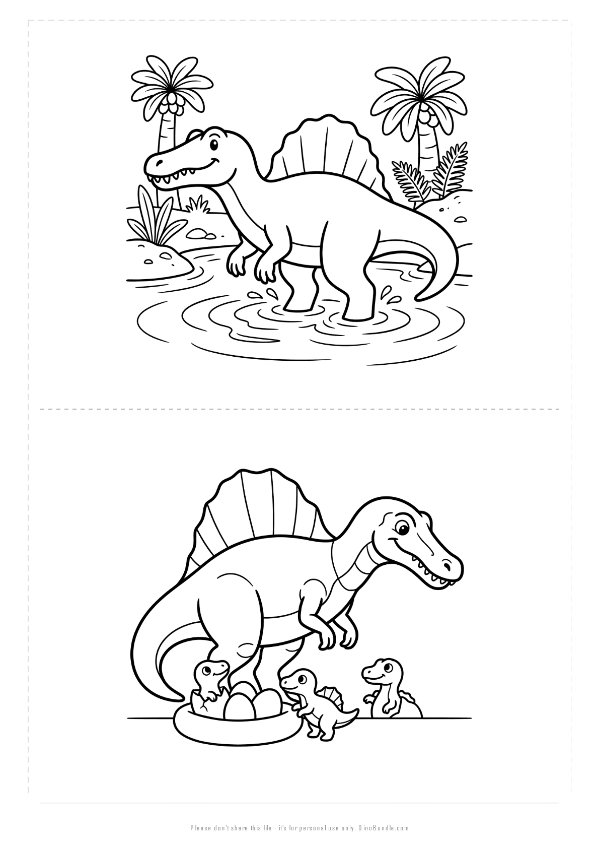 Spinosaurus printable page 5