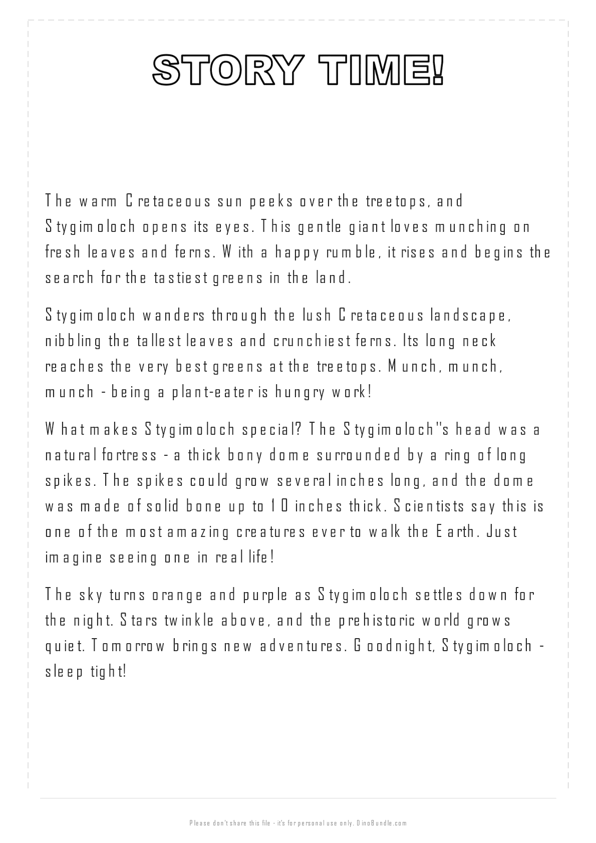 Stygimoloch printable page 4