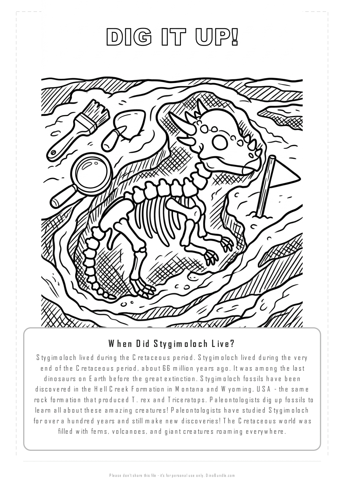 Stygimoloch printable page 6