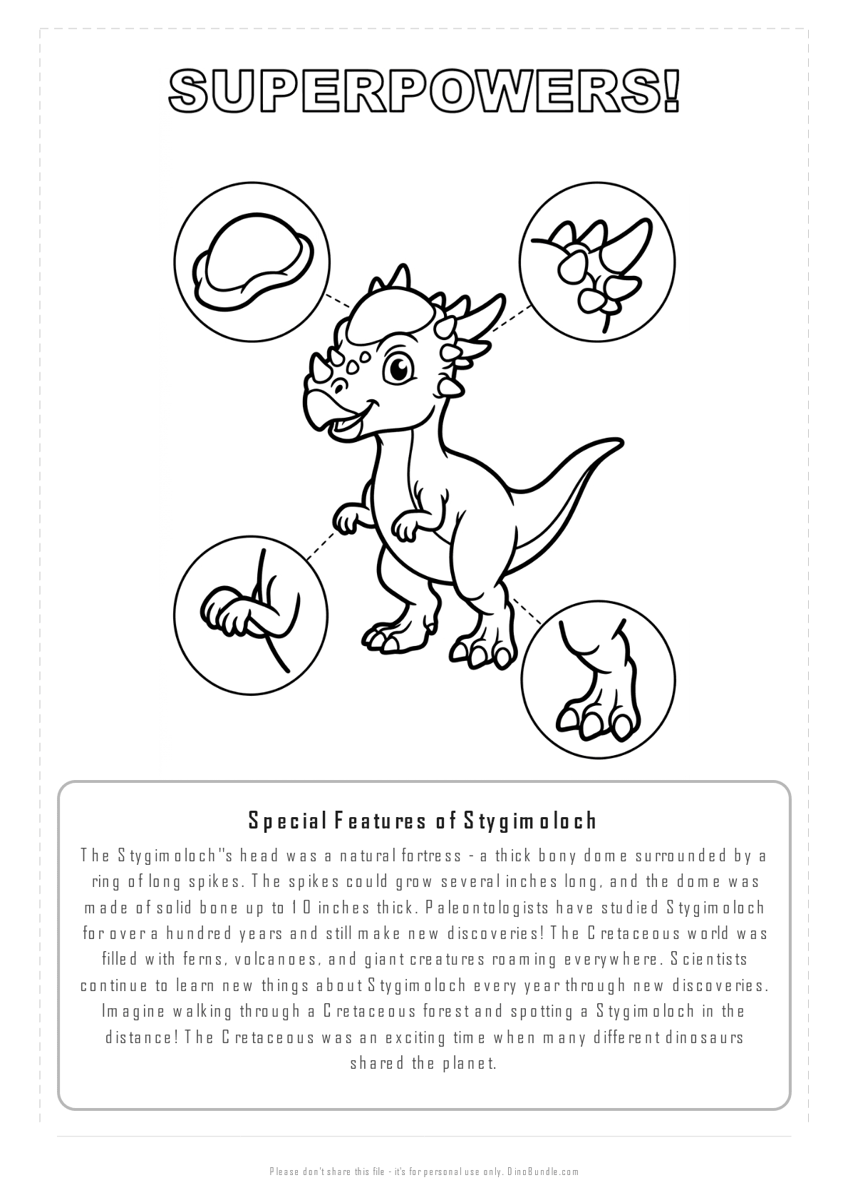 Stygimoloch printable page 7