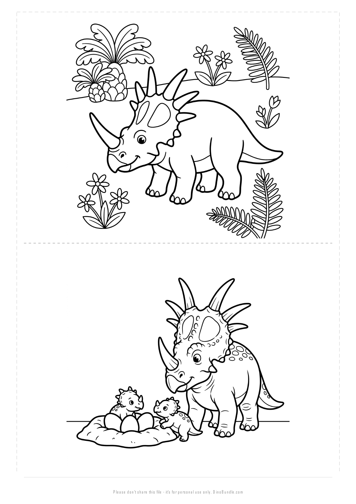 Styracosaurus printable page 5