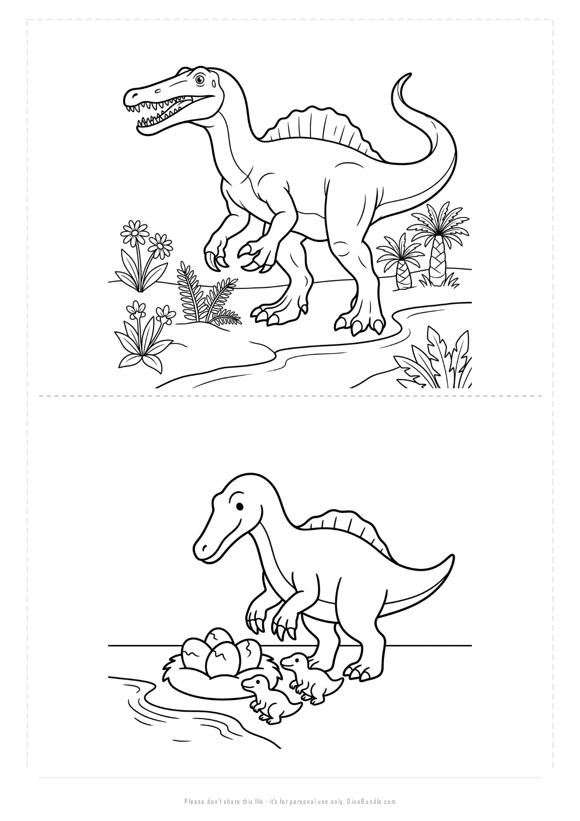 Suchomimus printable page 5