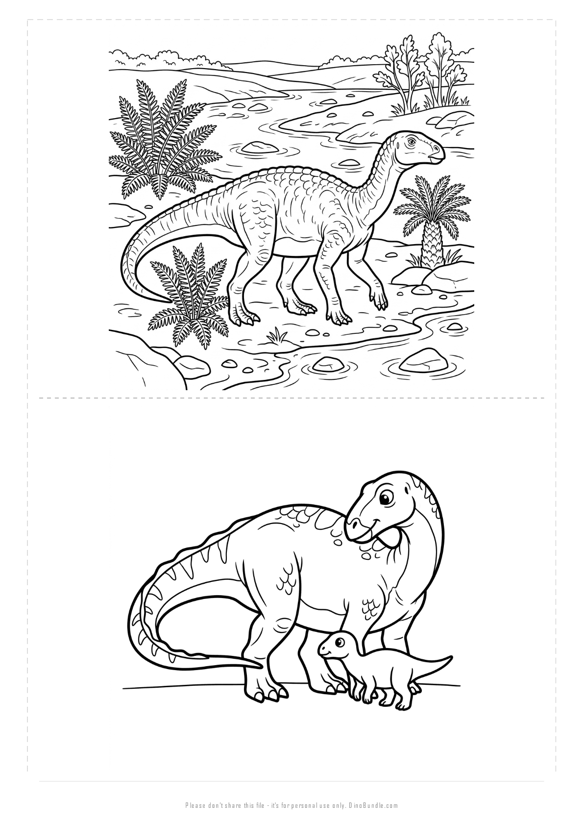 Tenontosaurus printable page 5