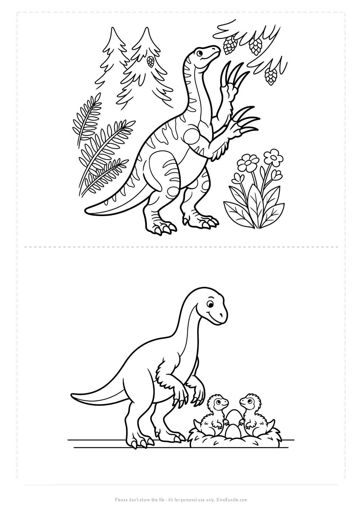 Therizinosaurus printable page 5
