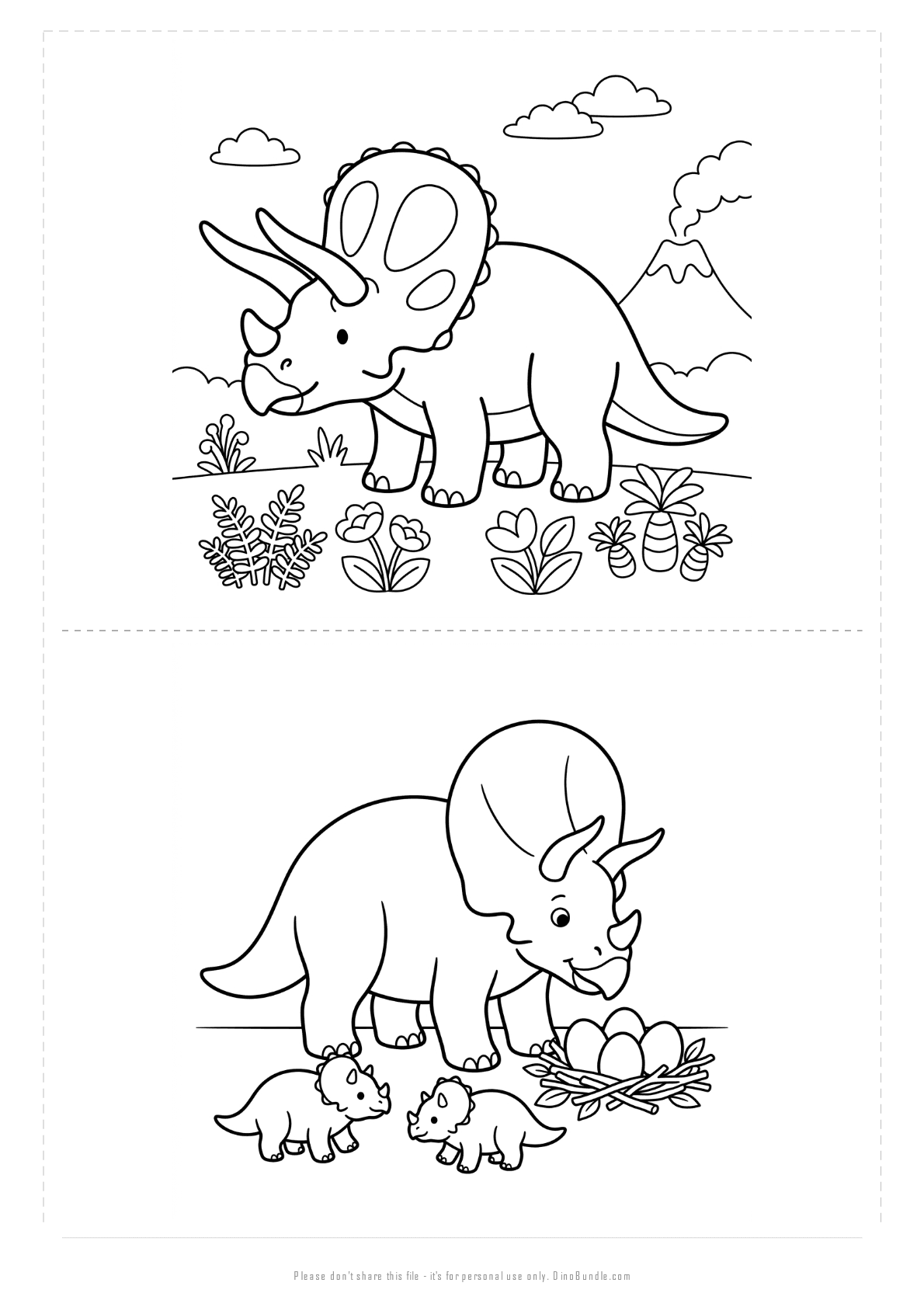 Torosaurus printable page 5