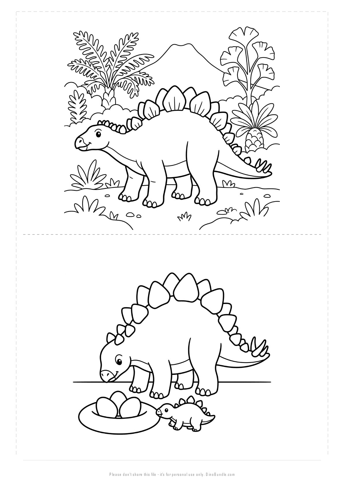 Tuojiangosaurus printable page 5