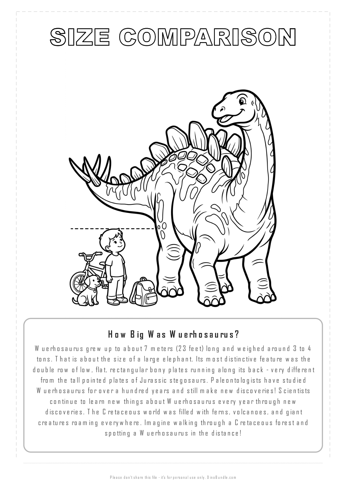 Wuerhosaurus printable page 8