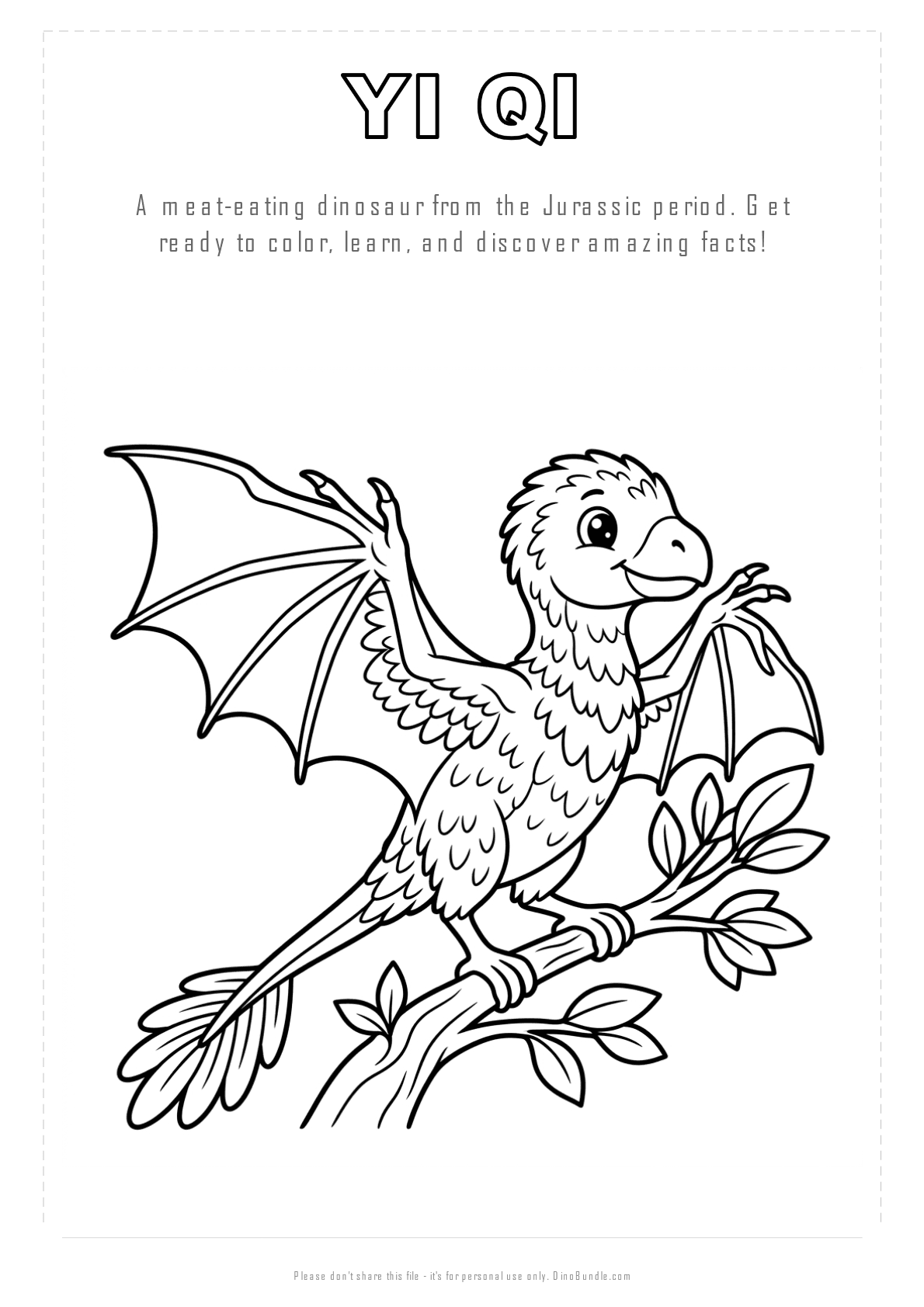 Yi Qi printable page 1